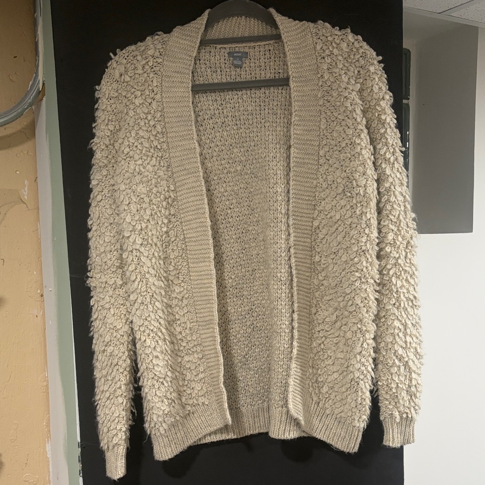 Aerie Cream Knit Cardigan